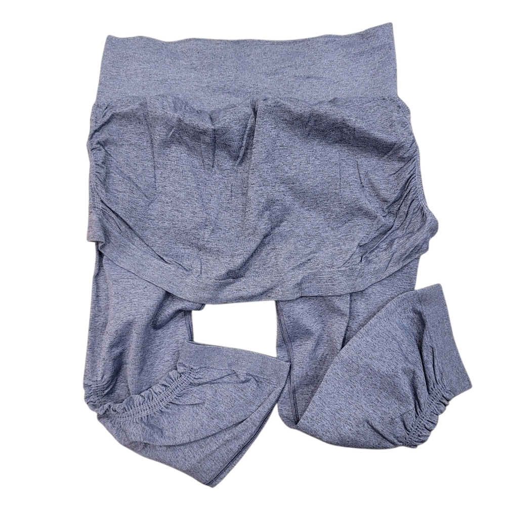 Sz Small Athleta Charcoal Seamless Skirt's Got Legs Ruched Leggings